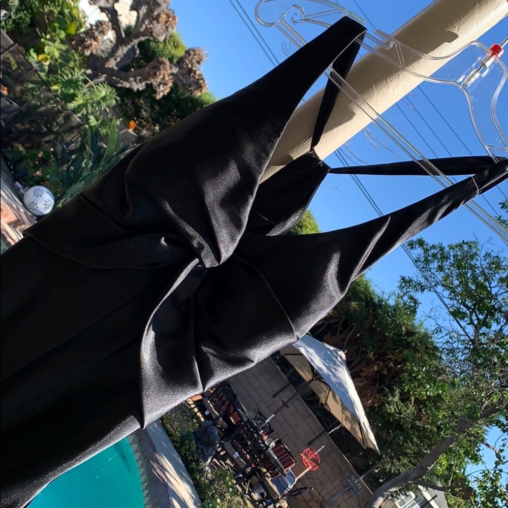 Formal black party dress